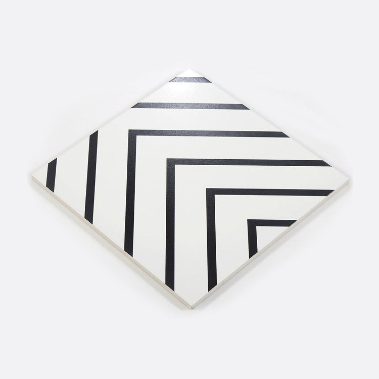 中國佛山瓷磚 China Foshan Basics 簡約北歐風格黑白啞光地磚墻磚 A3007 簡約北歐黑白花磚 30×30cm