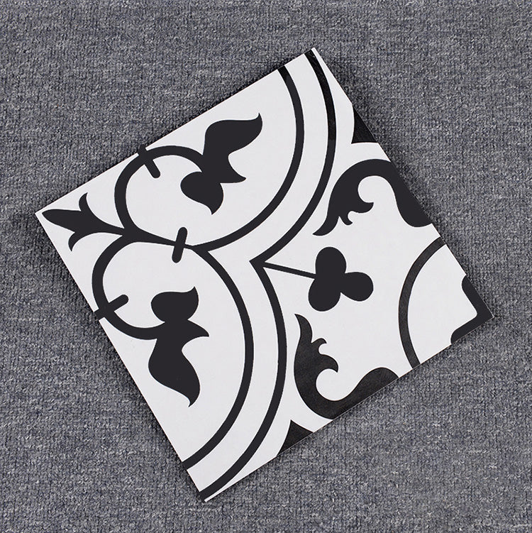 中國佛山瓷磚 China Foshan Basics 簡約北歐風格黑白啞光地磚墻磚 A3022 簡約北歐黑白花磚 30×30cm