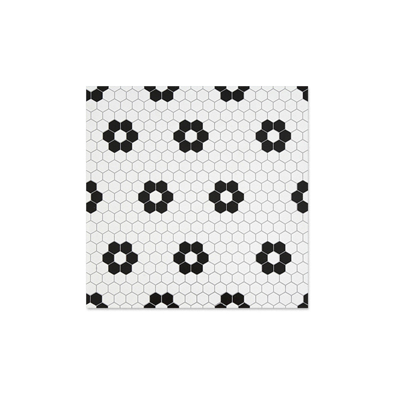 中國佛山瓷磚 China Foshan Basics 簡約北歐風格黑白啞光地磚墻磚 A3023 簡約北歐黑白花磚 30×30cm