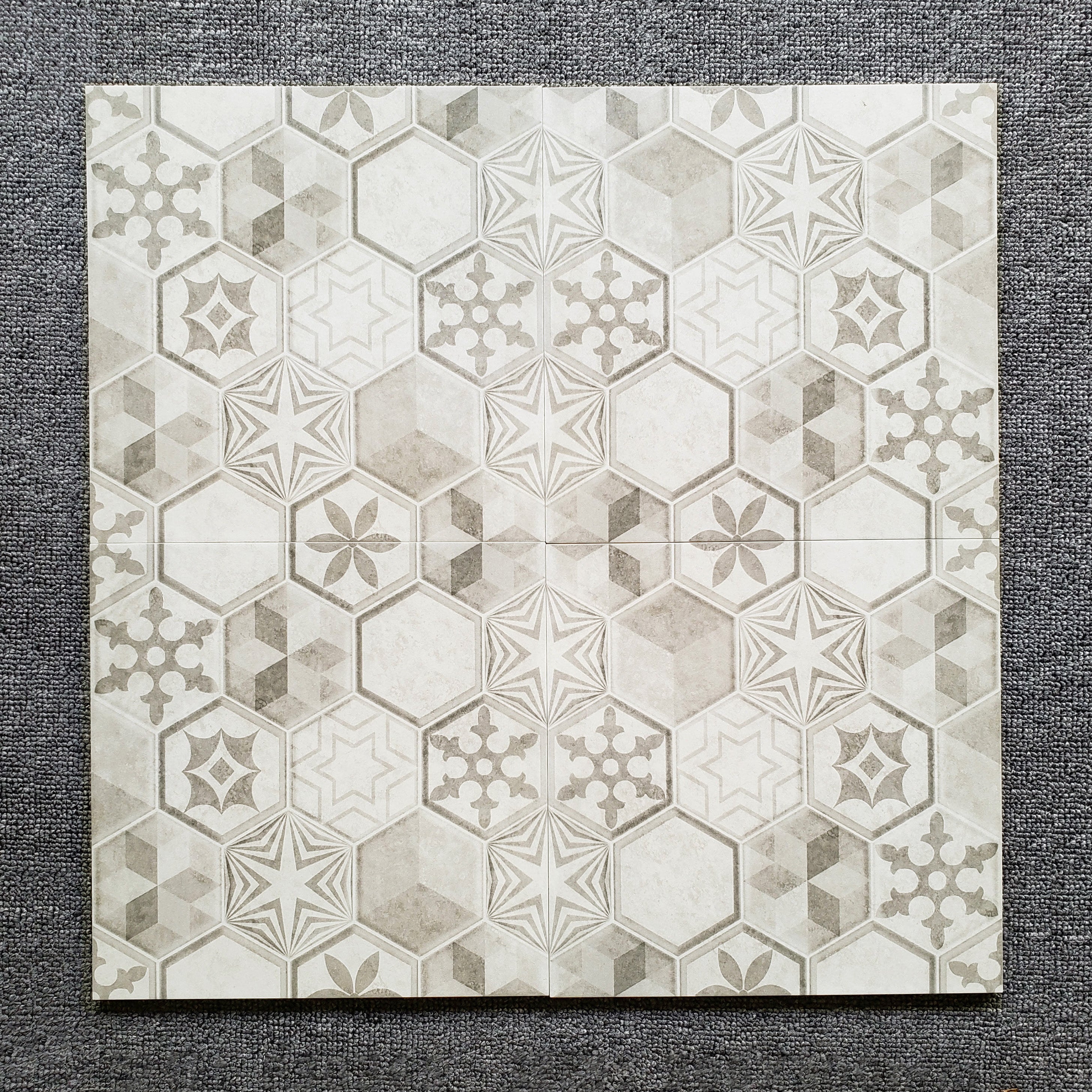 中國佛山瓷磚 China Foshan Basics 地中海風格多面混拼啞光地磚墻磚 F30365 混裝花磚30×30 cm