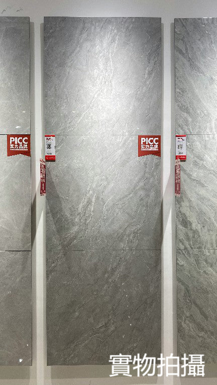 中國佛山瓷磚 China Foshan Marble Tiles Glossy 大理石瓷磚 連紋瓷磚 地磚 墻磚 釉面磚 亮光面 洱海淺灰GT8675X 80×80cm