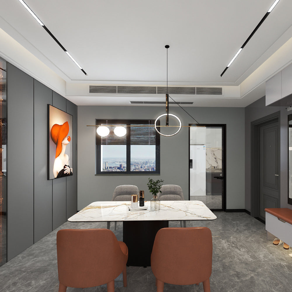 中國佛山瓷磚 China Foshan Marble Tiles Glossy 大理石瓷磚 連紋瓷磚 地磚 墻磚 釉面磚 亮光面 泰坦灰GT8851 80×80cm