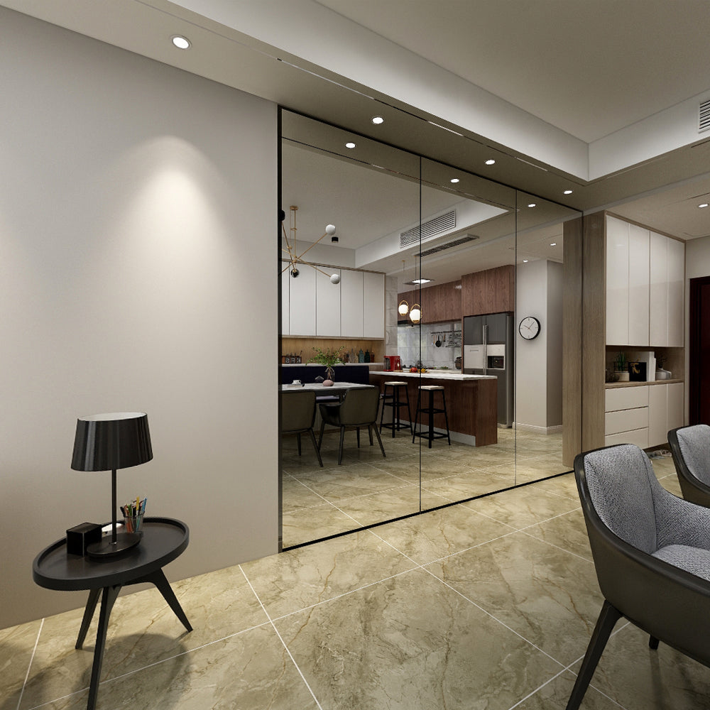 中國佛山瓷磚 China Foshan Marble Tiles Glossy 大理石瓷磚 連紋瓷磚 地磚 墻磚 釉面磚 亮光面 邁凱倫灰GT8862X 80×80cm