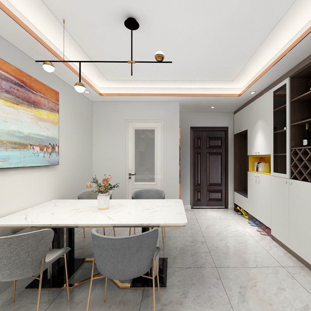 中國佛山瓷磚 China Foshan Marble Tiles Glossy 大理石瓷磚 連紋瓷磚 地磚 墻磚 釉面磚 亮光面 賓利灰GT8865X 80×80cm