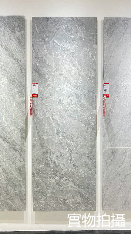 中國佛山瓷磚 China Foshan Marble Tiles Glossy 大理石瓷磚 連紋瓷磚 地磚 墻磚 釉面磚 亮光面 賓利灰GT8865X 80×80cm