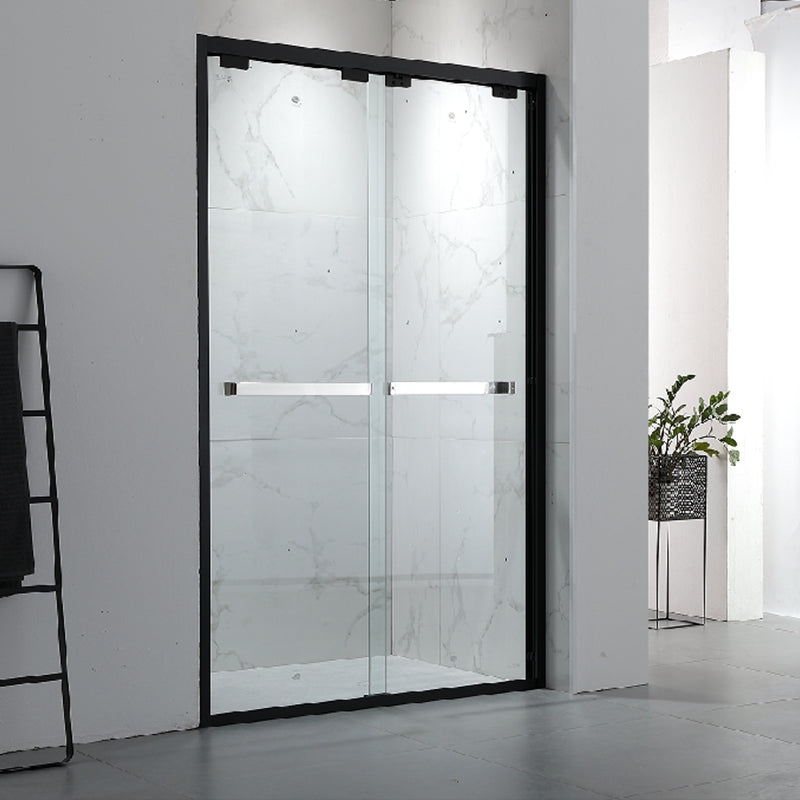 Bathroom Glass Sliding Doors Shower Screens 304Stainless Steel Tempered Glass 浴室屏風 浴屏 J11 J12 J13 J14 J15 一字型 淋浴房 乾濕分離 雙趟門 啞黑 銀色 玫瑰金 304不鏽鋼材質