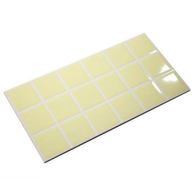 中國佛山瓷磚 China Foshan Basics 純色網紅花磚麵包磚墻磚亮光 LY0806熒光黃8格純色亮光墻磚 30×60cm