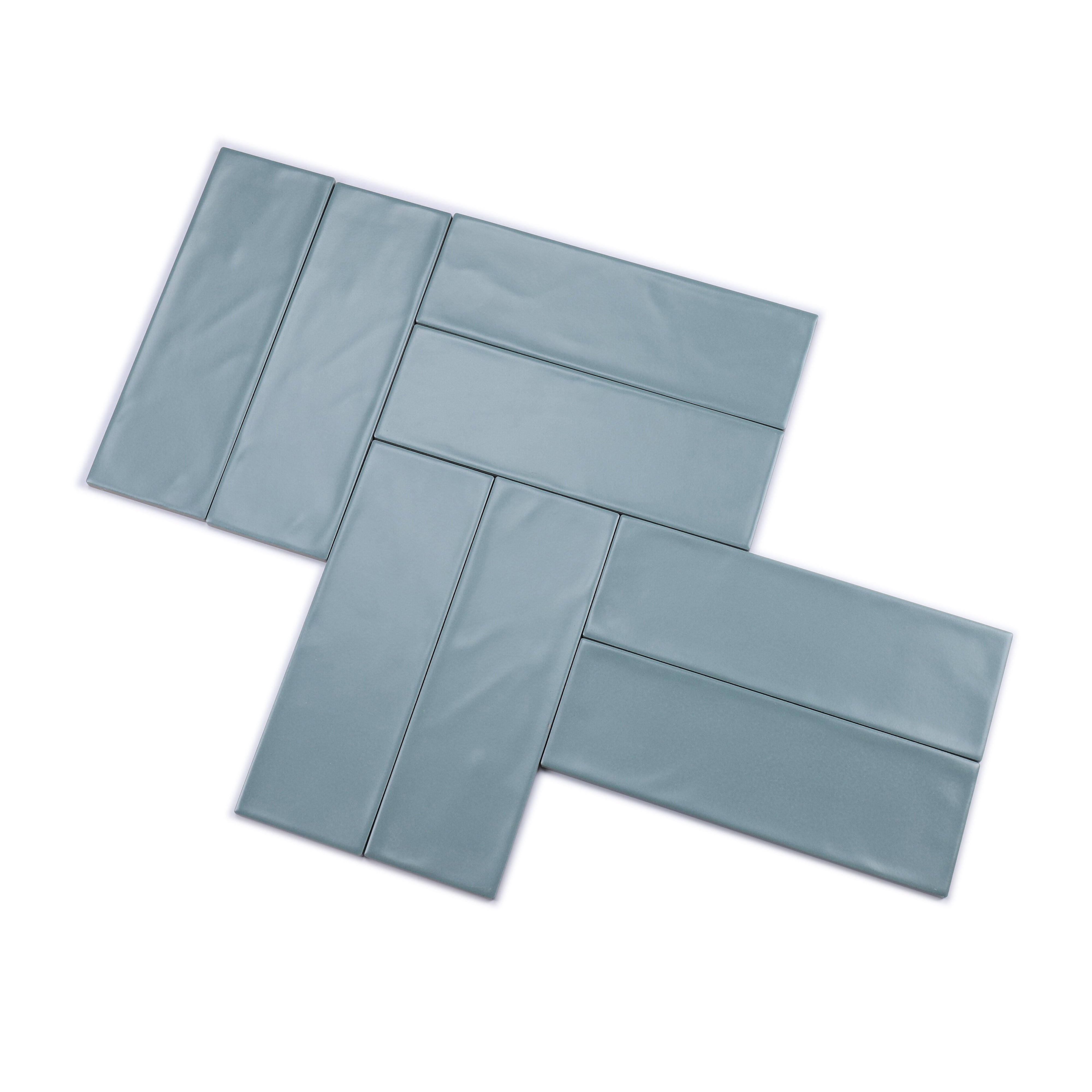 中國佛山瓷磚 China Foshan Basics 馬卡龍多彩純色啞光墻磚 MKL003淺綠10×30cm