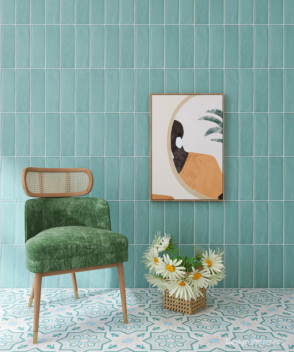 中國佛山瓷磚 China Foshan Basics 馬卡龍多彩純色啞光墻磚 MKL003淺綠10×30cm