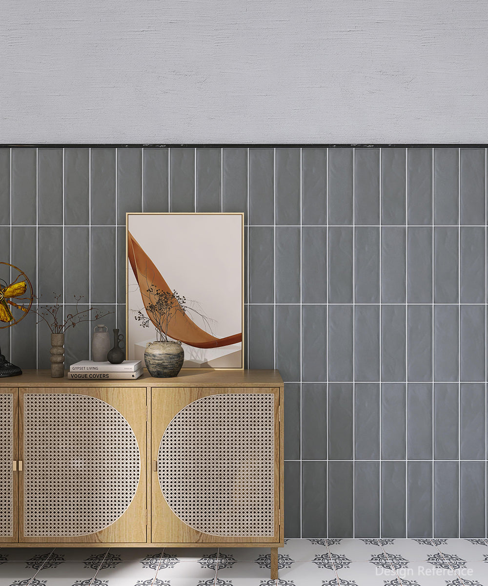 中國佛山瓷磚 China Foshan Basics 馬卡龍多彩純色啞光墻磚 MKL006淺灰10×30cm