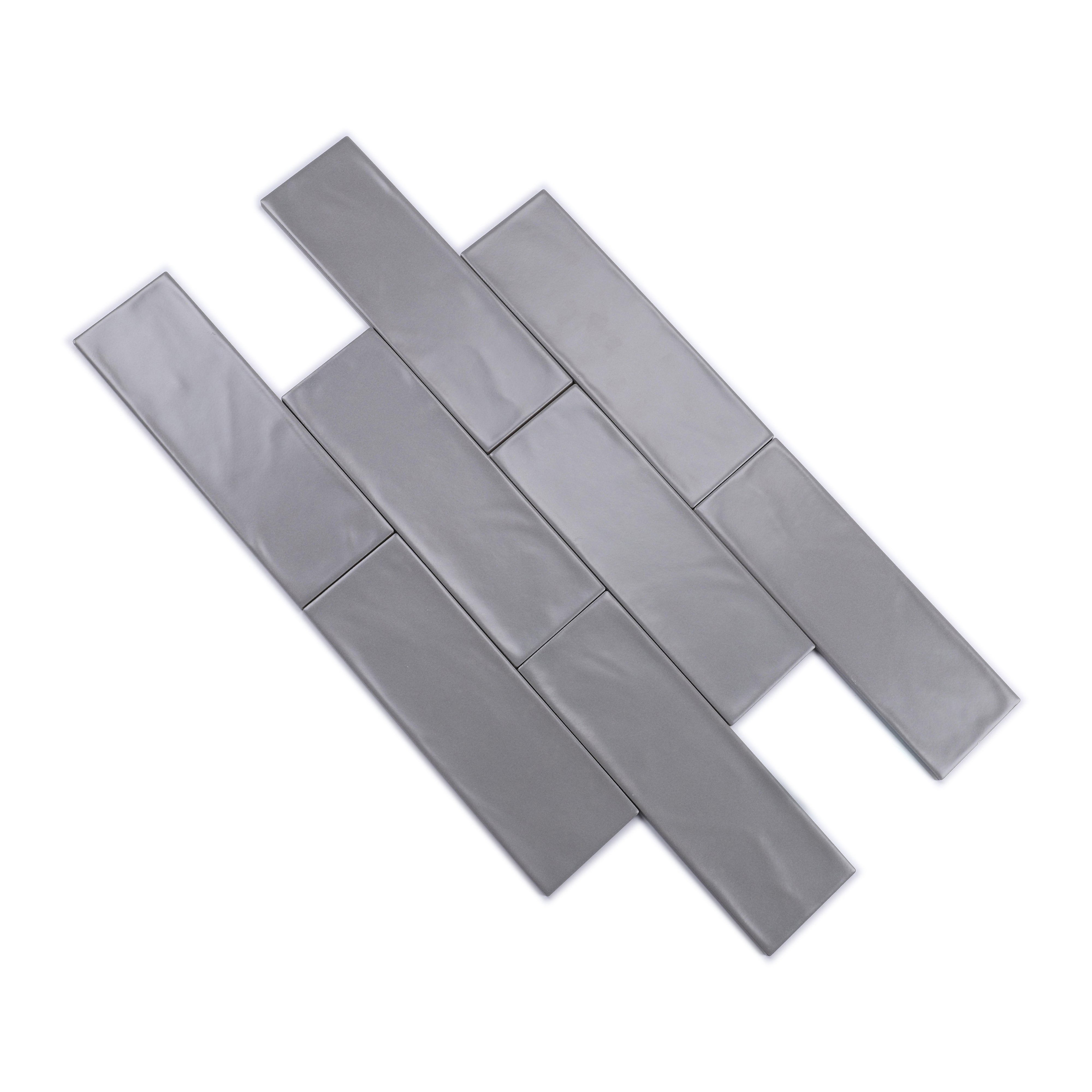 中國佛山瓷磚 China Foshan Basics 馬卡龍多彩純色啞光墻磚 MKL008深灰10×30cm