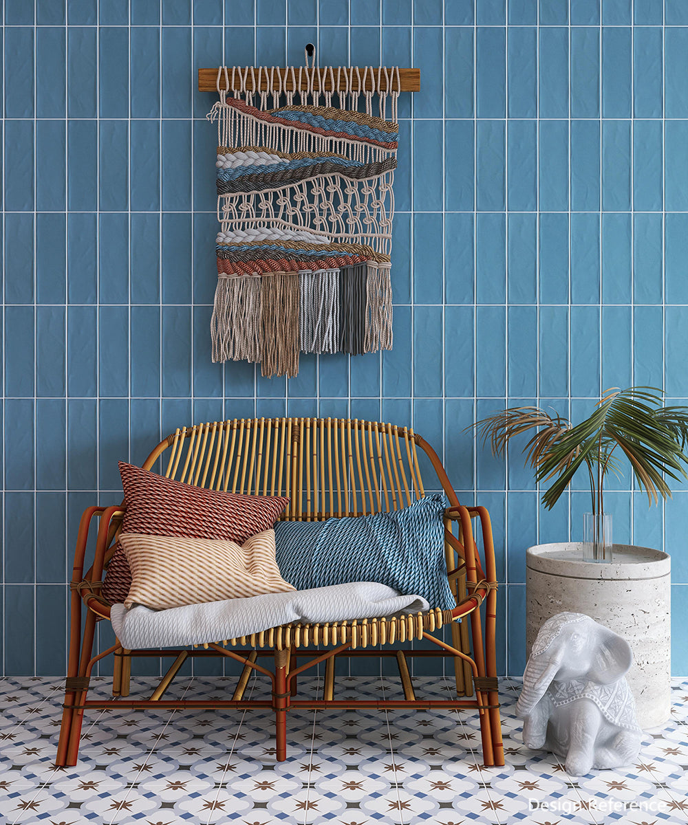 中國佛山瓷磚 China Foshan Basics 馬卡龍多彩純色啞光墻磚 MKL009深藍10×30cm