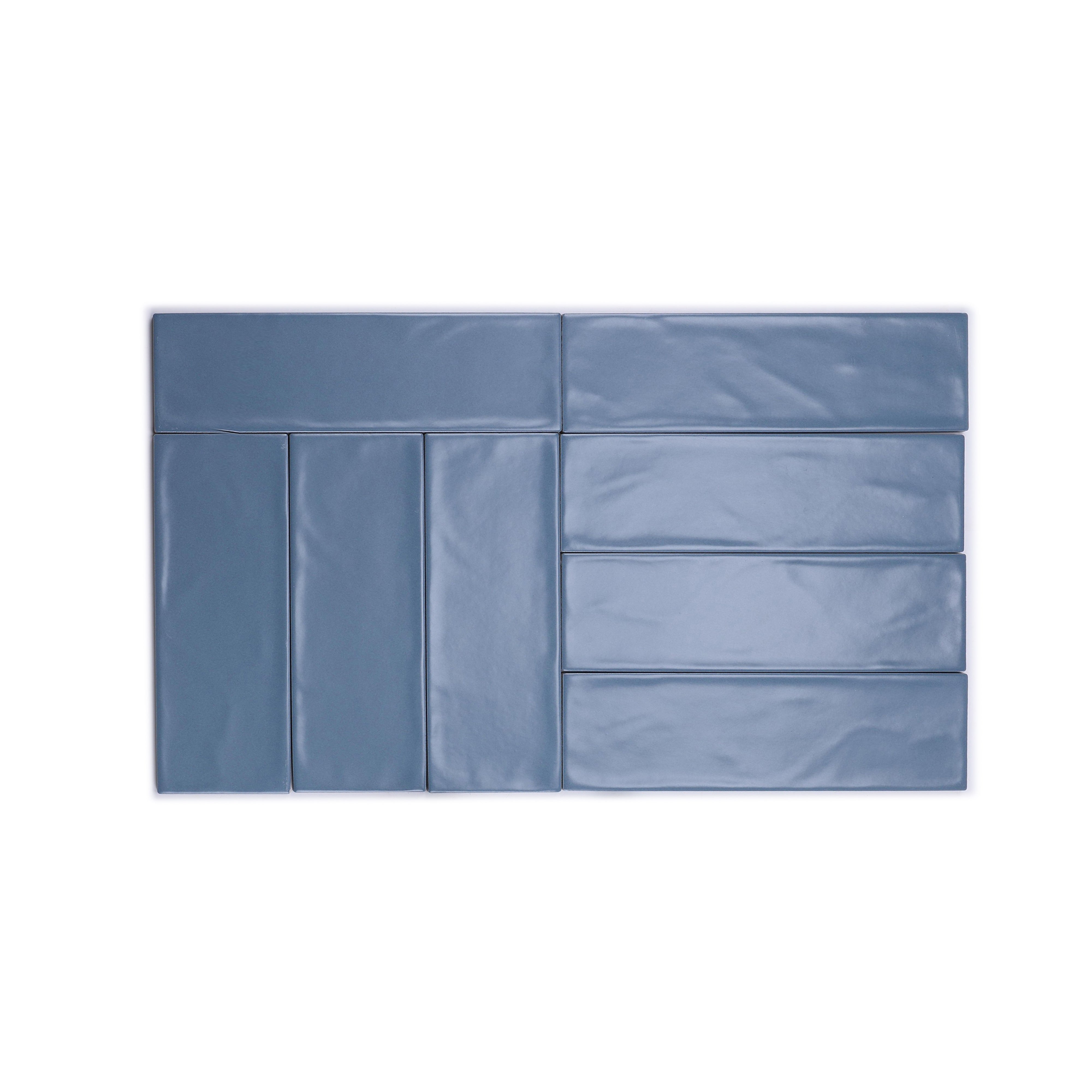 中國佛山瓷磚 China Foshan Basics 馬卡龍多彩純色啞光墻磚 MKL009深藍10×30cm