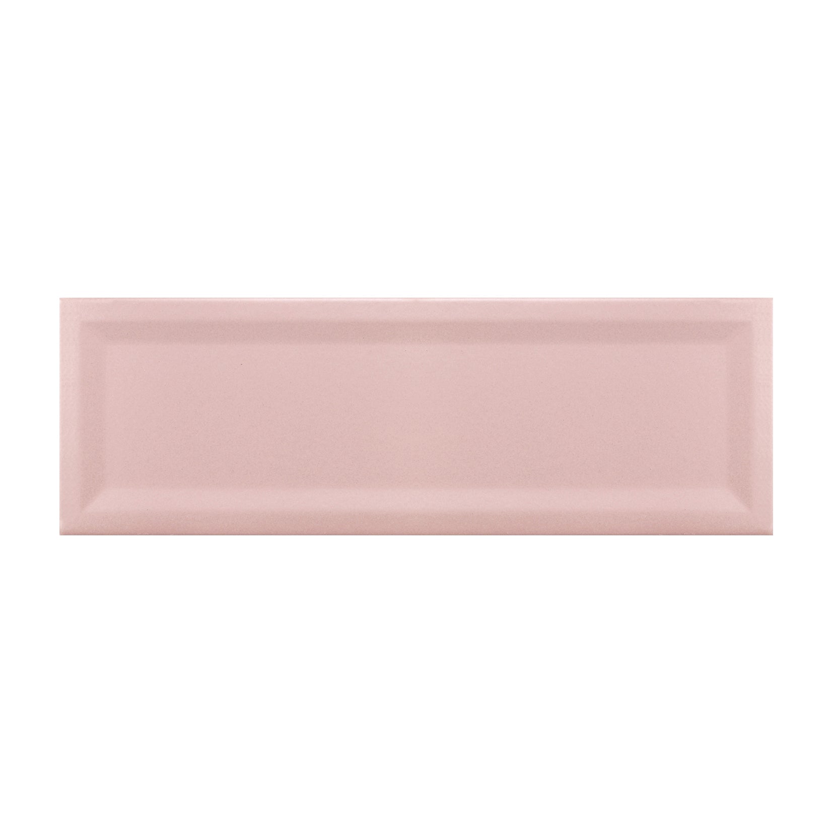 中國佛山瓷磚 China Foshan Basics 馬卡龍多彩純色啞光墻磚 MKLAMF018粉色凹凸面 10×30cm