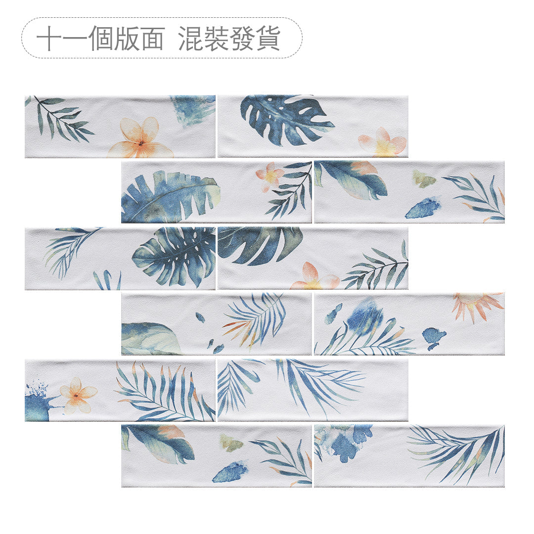 中國佛山瓷磚 China Foshan Basics 现代简约风格混装啞光墻磚 MKLHP014詩意現代(十一面混發)10×30cm