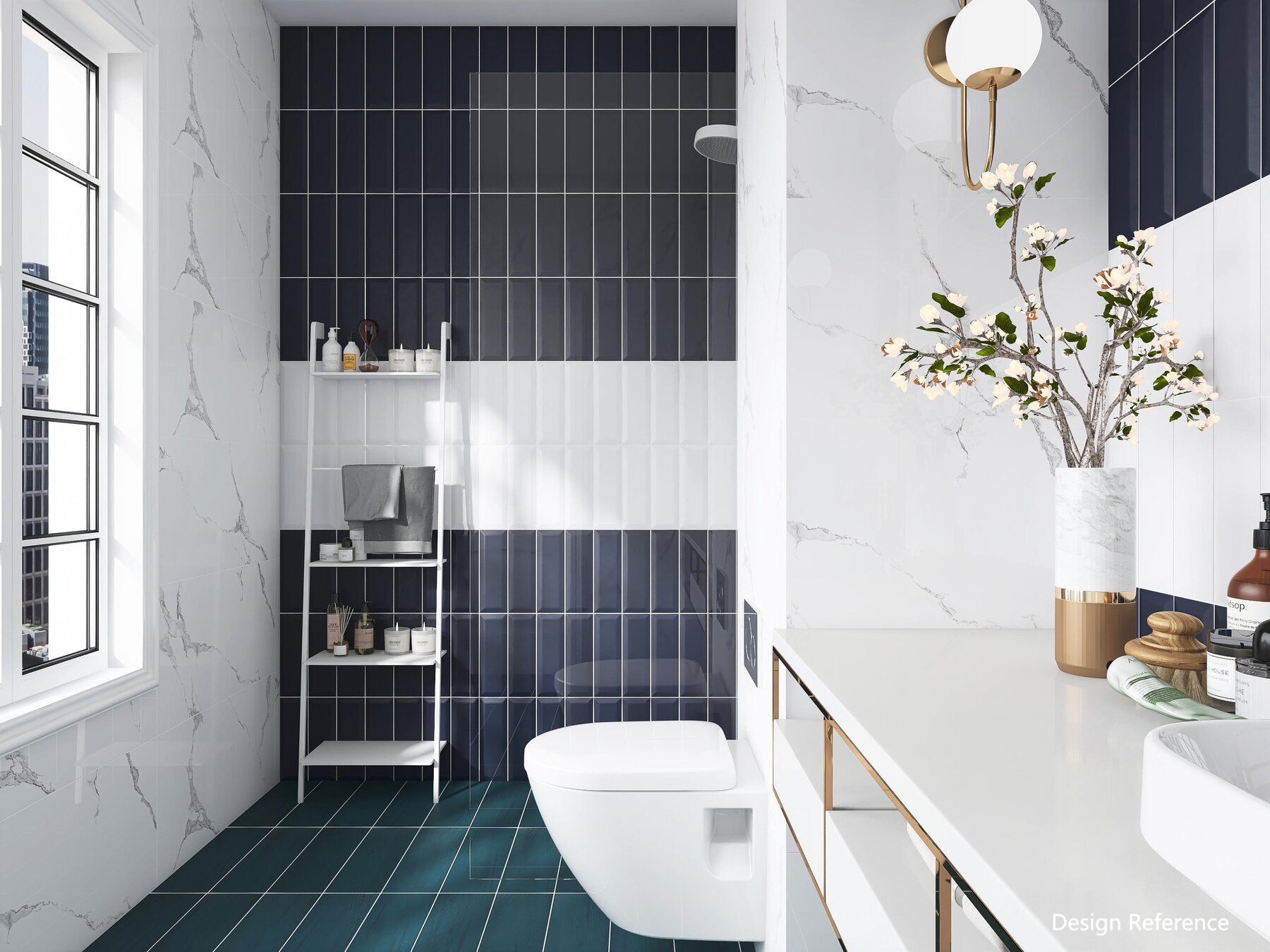 中國佛山瓷磚 China Foshan Basics 馬卡龍多彩純色啞光墻磚 MKLAMB022白色凹凸面 10×30cm