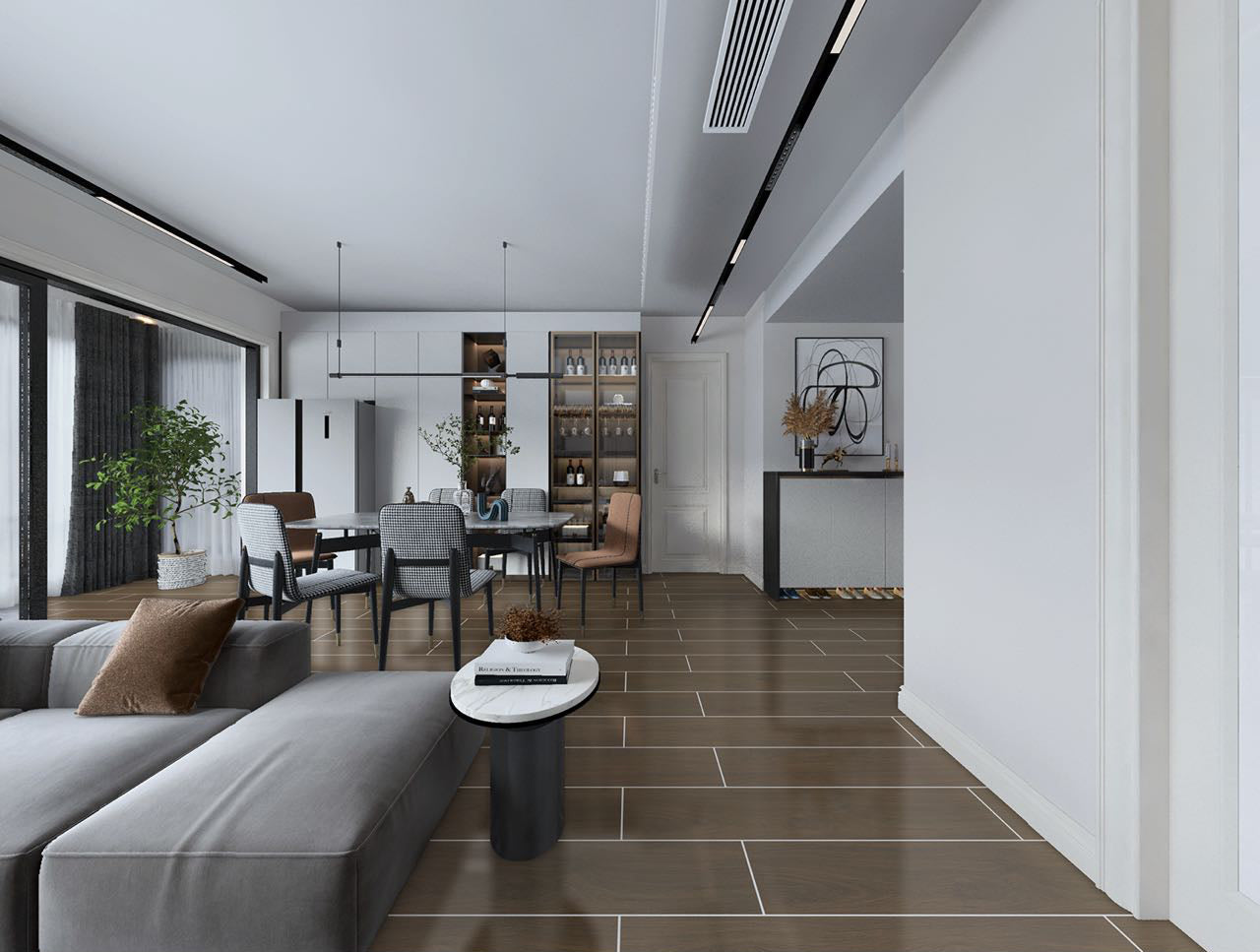 中國佛山磁磚 FOSHAN Tiles 木紋磚 Wood Grain Brick 地磚 啞光N1226 20×120cm