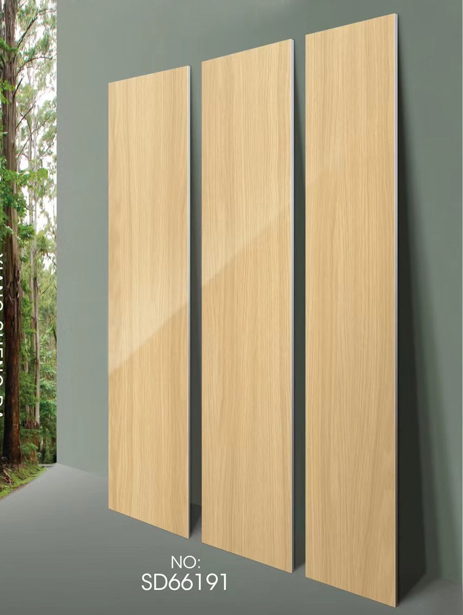 中國佛山磁磚 FOSHAN Tiles 木紋磚 Wood Grain Brick 親膚釉面 地磚 啞光 SD66191 20×120cm