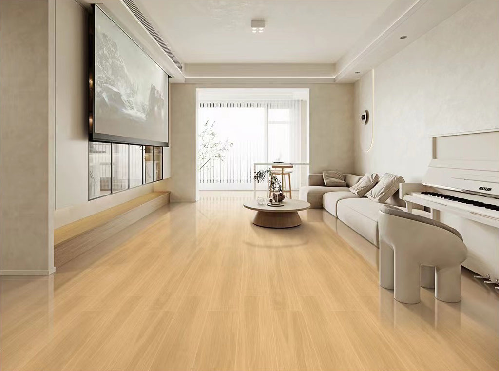 中國佛山磁磚 FOSHAN Tiles 木紋磚 Wood Grain Brick 親膚釉面 地磚 啞光 SD66198 20×120cm