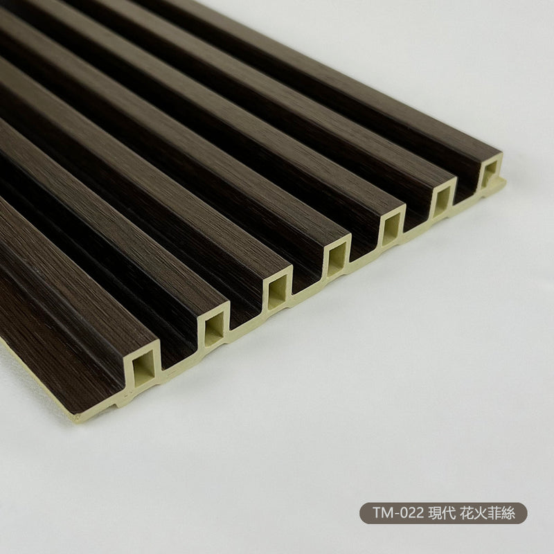 WPC SOLLID BOARD GREAT WALL BOARD  竹木纖維板  格柵板  長城板 14.8×300cm