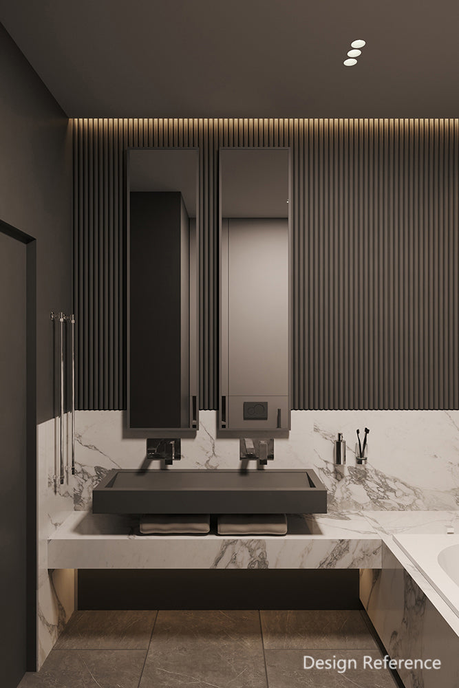 Arch Semicirclar ARC WPC WALL PANEL 竹木纖維板 外圓板 裝飾墻板 16×300cm