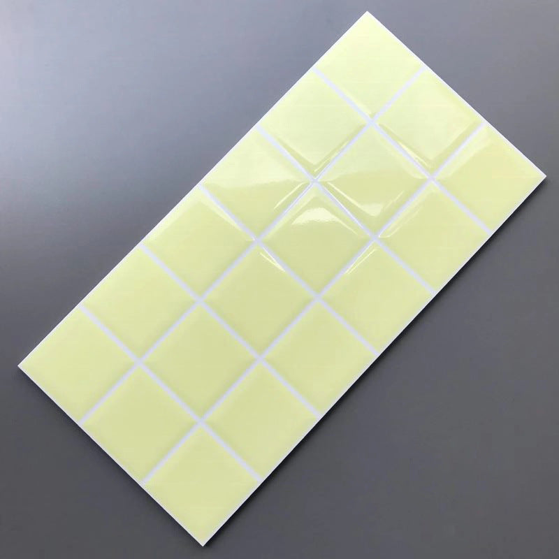 中國佛山瓷磚 China Foshan Basics 純色網紅花磚麵包磚墻磚亮光 LY0806熒光黃8格純色亮光墻磚 30×60cm