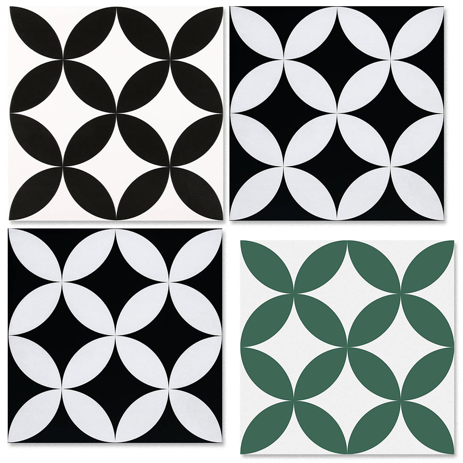 中國佛山瓷磚 China Foshan Tiles Encaustic Tiles 啞光地磚 牆磚F2114 F2115 F2155 花磚 裝飾磚 混裝發貨 隨機圖案 20×20cm