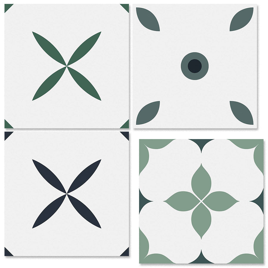 中國佛山瓷磚 China Foshan Tiles Encaustic Tiles 啞光地磚 牆磚F2157 F2158 F2161 F2165花磚 裝飾磚 混裝發貨 隨機圖案 20×20cm