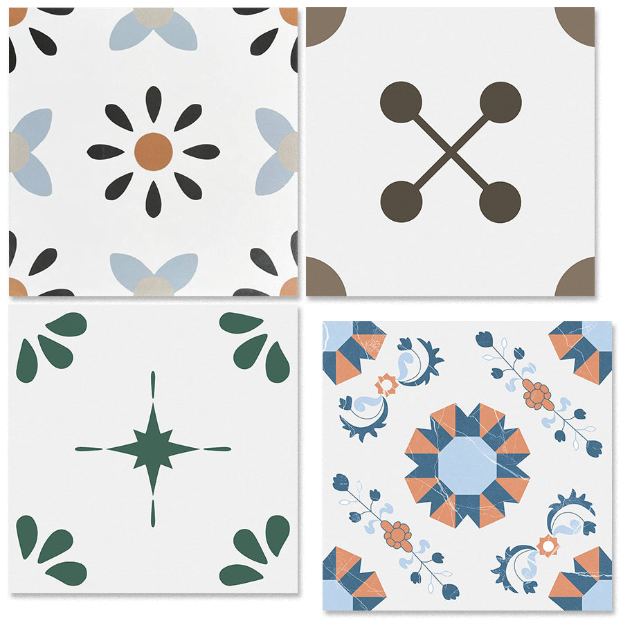 中國佛山瓷磚 China Foshan Tiles Encaustic Tiles 啞光地磚 牆磚F30462 F30538W F30546W F30576W花磚 裝飾磚 混裝發貨 隨機圖案 30×30cm