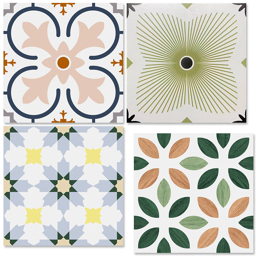 中國佛山瓷磚 China Foshan Tiles Encaustic Tiles 啞光地磚 牆磚F30493 F30523W F30565W F30569W花磚 裝飾磚 混裝發貨 隨機圖案 30×30cm