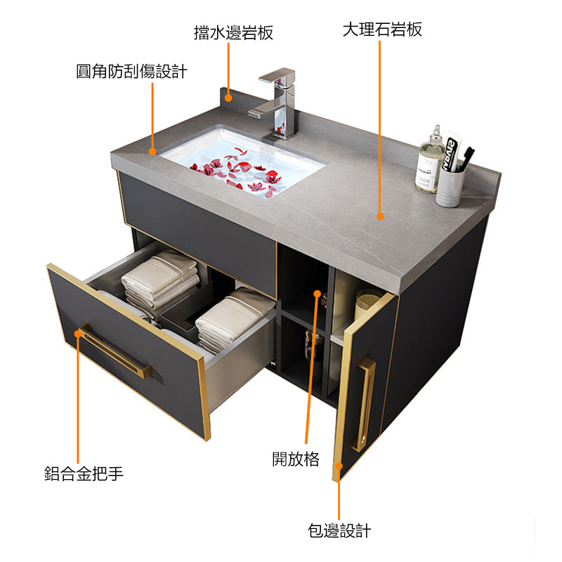 Bathroom Cabinets T146系列 掛壁式 廁所衛生間 浴室櫃 不鏽鋼材質 防水防潮 Stainless Steel Bathroom Cabinets