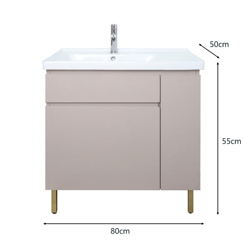 Bathroom Cabinets T160系列 落地式 廁所衛生間 浴室櫃 陶瓷一體盤 防水防潮 不鏽鋼材質 Stainless Steel Bathroom Cabinets