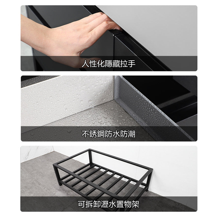 Bathroom Cabinets T152系列 落地式 廁所衛生間 浴室櫃 防水防潮 不鏽鋼材質 Stainless Steel Mirror Bathroom Cabinets