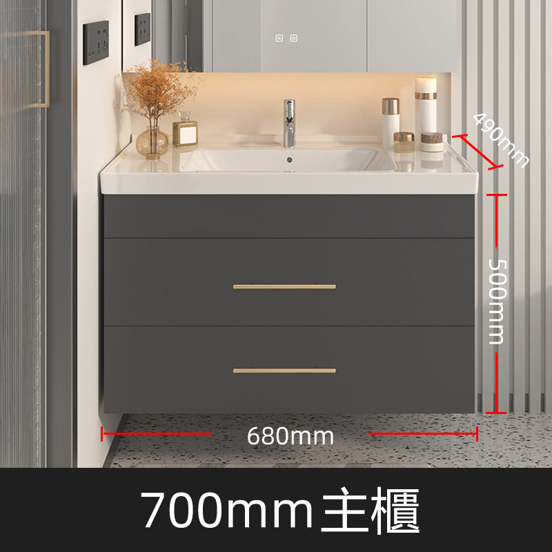 Bathroom Cabinets T142系列 掛壁式 廁所衛生間 鏡櫃 浴室櫃 陶瓷一體盤 不鏽鋼材質 Stainless Steel Mirror Bathroom Cabinets