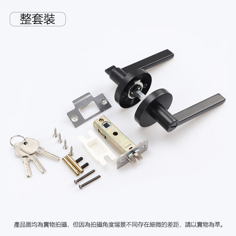 Door Lock Doors Handles Doors Hardware標配款 F02系列 門鎖 有匙款 冇匙款 門把手 房間門 浴室衛生間門 圓形鎖 一體鎖