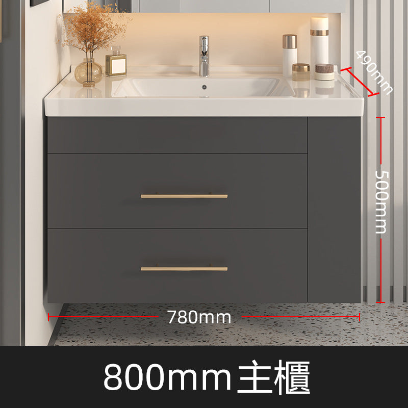 Bathroom Cabinets T142系列 掛壁式 廁所衛生間 鏡櫃 浴室櫃 陶瓷一體盤 不鏽鋼材質 Stainless Steel Mirror Bathroom Cabinets