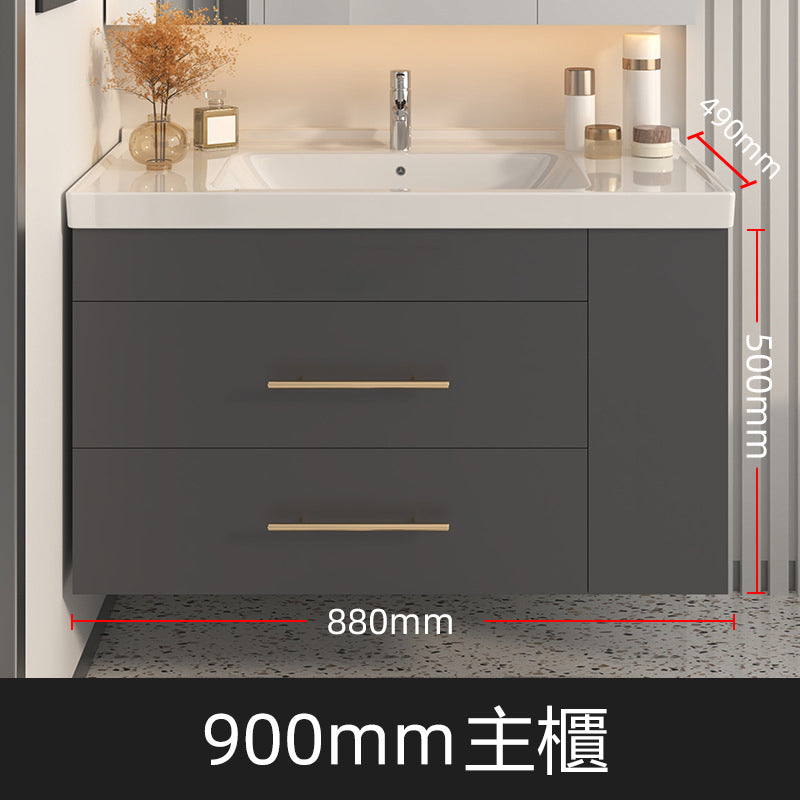 Bathroom Cabinets T142系列 掛壁式 廁所衛生間 鏡櫃 浴室櫃 陶瓷一體盤 不鏽鋼材質 Stainless Steel Mirror Bathroom Cabinets