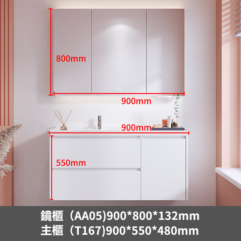 Bathroom Cabinets T167系列 掛壁式 廁所衛生間 鏡櫃 浴室櫃 防水防潮 不鏽鋼材質 Stainless Steel Mirror Bathroom Cabinets