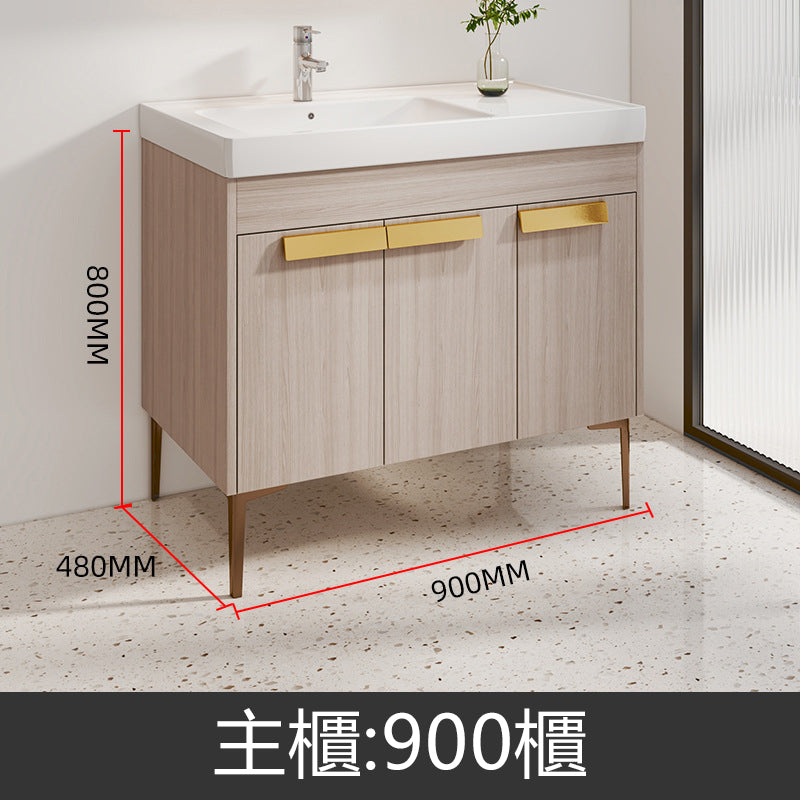 Bathroom Cabinets T155系列 落地式 廁所衛生間 浴室櫃 陶瓷一體盤 防水防潮 不鏽鋼材質 Stainless Steel Bathroom Cabinets