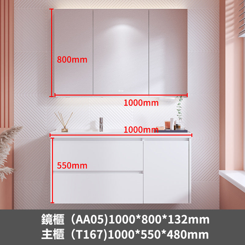 Bathroom Cabinets T167系列 掛壁式 廁所衛生間 鏡櫃 浴室櫃 防水防潮 不鏽鋼材質 Stainless Steel Mirror Bathroom Cabinets