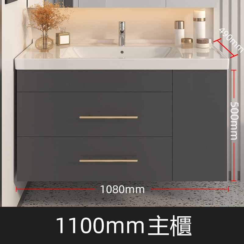 Bathroom Cabinets T142系列 掛壁式 廁所衛生間 鏡櫃 浴室櫃 陶瓷一體盤 不鏽鋼材質 Stainless Steel Mirror Bathroom Cabinets