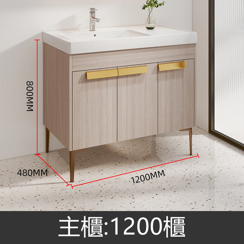 Bathroom Cabinets T155系列 落地式 廁所衛生間 浴室櫃 陶瓷一體盤 防水防潮 不鏽鋼材質 Stainless Steel Bathroom Cabinets