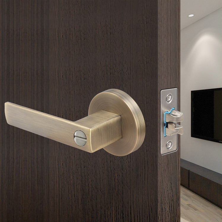 Door Lock Doors Handles Doors Hardware 標配款 F03系列 門鎖 有匙款 冇匙款 方形 門把手 房間門 浴室衛生間門 圓形鎖 一體鎖