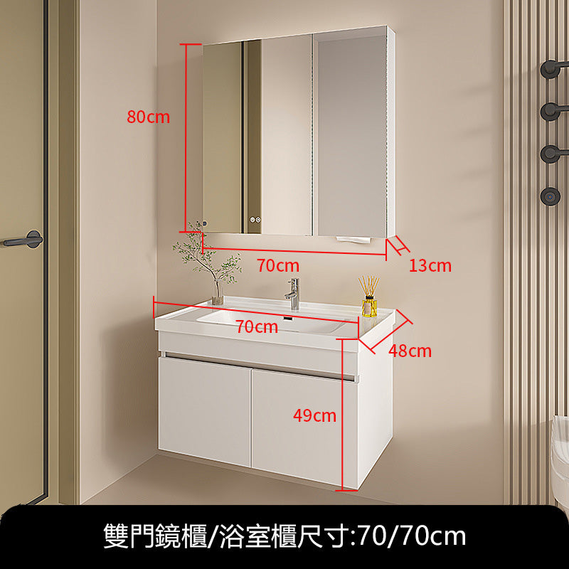 Bathroom Cabinets T162系列 掛壁式 廁所衛生間 鏡櫃 浴室櫃 防水防潮 不鏽鋼材質 Stainless Steel Mirror Bathroom Cabinets