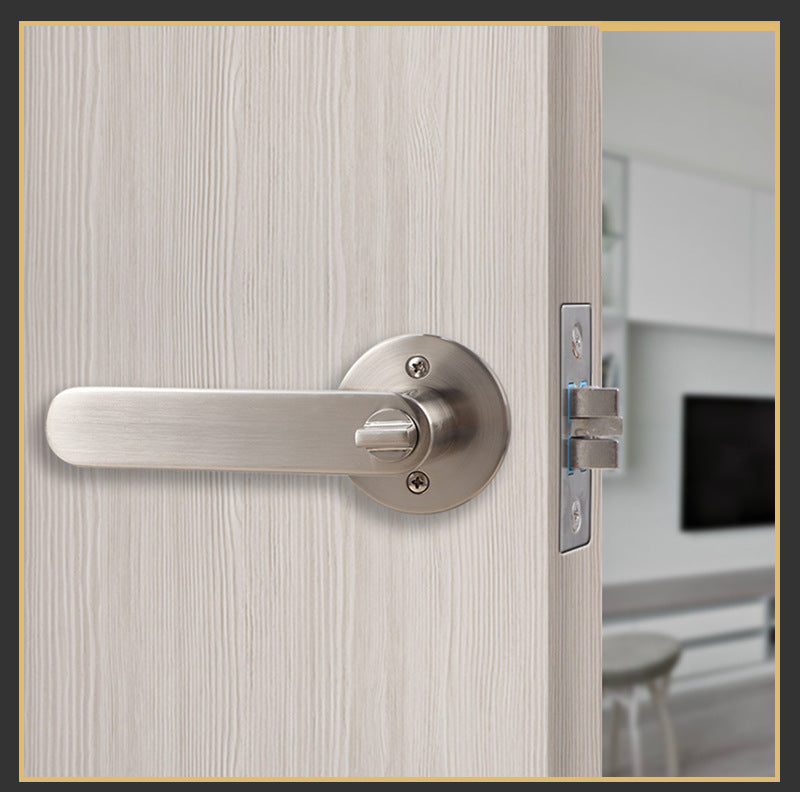 Door Lock Doors Handles Doors Hardware 標配款 F04系列 門鎖 有匙款 冇匙款 圓形 門把手 房間門 浴室衛生間門 圓形鎖 一體鎖