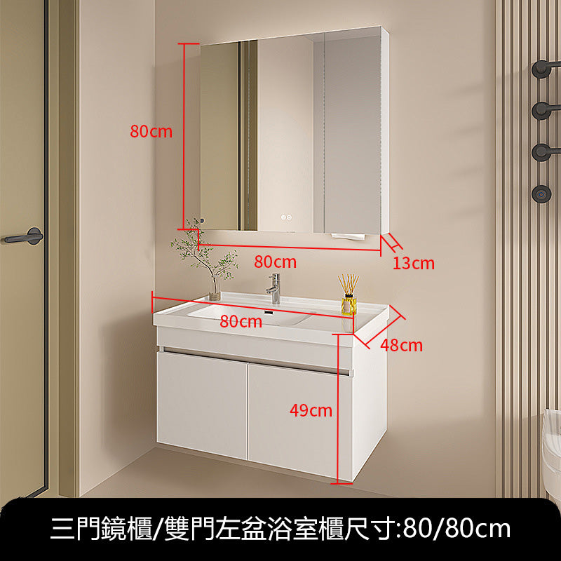 Bathroom Cabinets T162系列 掛壁式 廁所衛生間 鏡櫃 浴室櫃 防水防潮 不鏽鋼材質 Stainless Steel Mirror Bathroom Cabinets