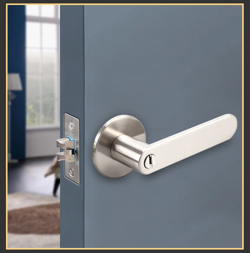 Door Lock Doors Handles Doors Hardware 標配款 F04系列 門鎖 有匙款 冇匙款 圓形 門把手 房間門 浴室衛生間門 圓形鎖 一體鎖