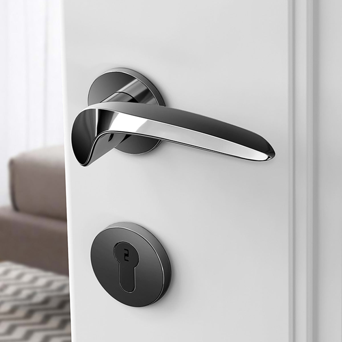 Door Lock Doors Handles Doors Hardware 升級款 高端系列 866501 門鎖 流線型設計 分體鎖