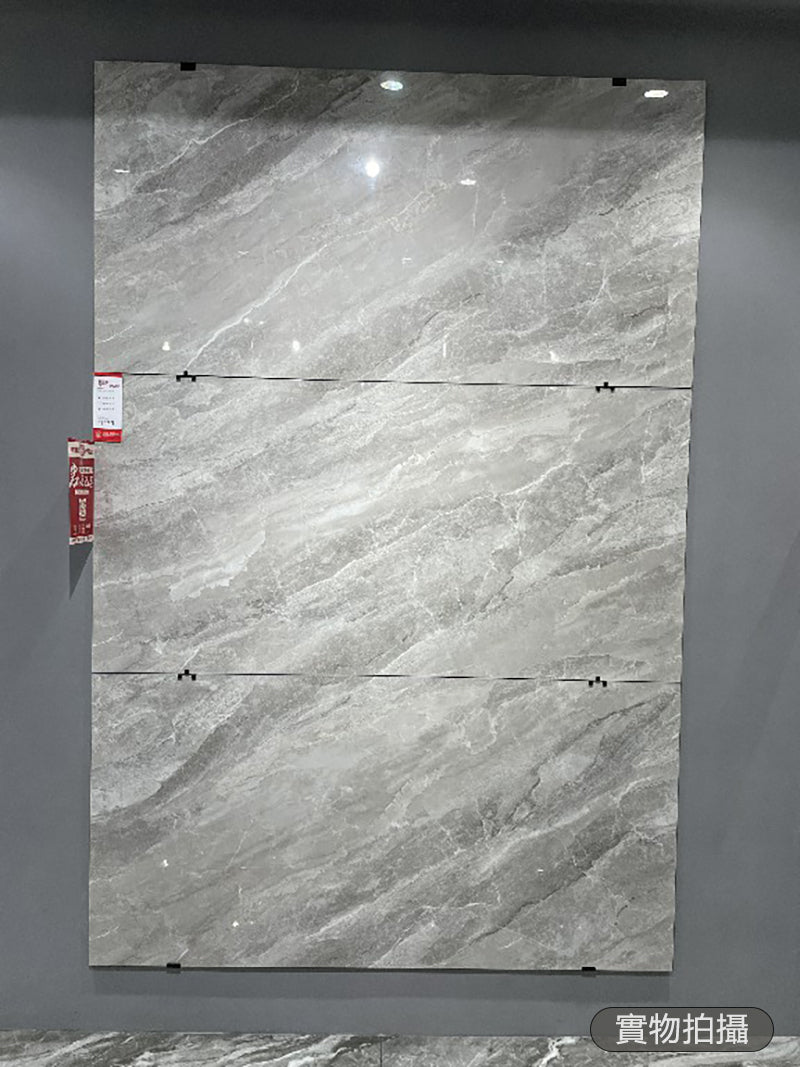 中國佛山瓷磚 China Foshan Marble Tiles Glossy 大理石瓷磚 連紋瓷磚 地磚 墻磚 釉面磚 亮光面 石燕岩GT715029 75×150cm