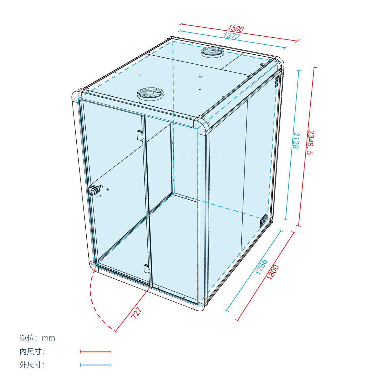 Soundproof Pods for Office YP2M 隔音艙 Meeting Booths 隔音房 辦公室專用 隔音會議室 隔音會客室 包送貨安裝